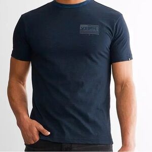 Veece Men's Dark Blue Graphic Tee
